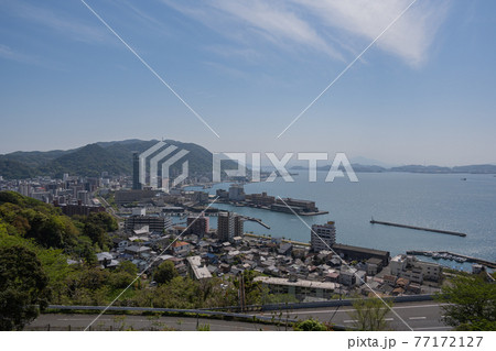 和布刈第二展望台から門司港レトロを望む 77172127