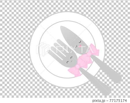 テーブルマナー（キャラクター風） 77175174