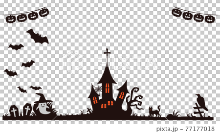 萬聖節城堡背景 萬聖節城堡背景 77177018