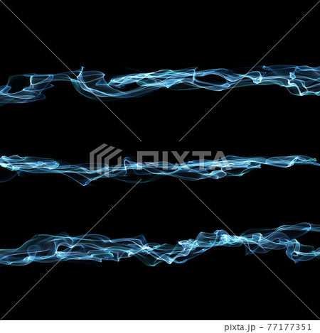 抽象的な青のライン 77177351