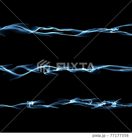 抽象的な青のライン 77177356