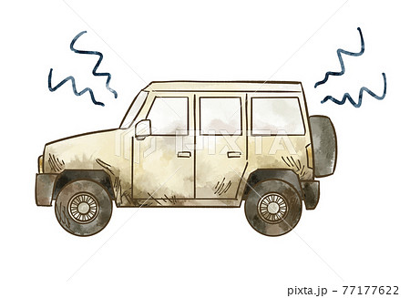 汚れている自動車-SUV 77177622