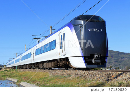 大糸線の特急あずさ　E353系 77180820