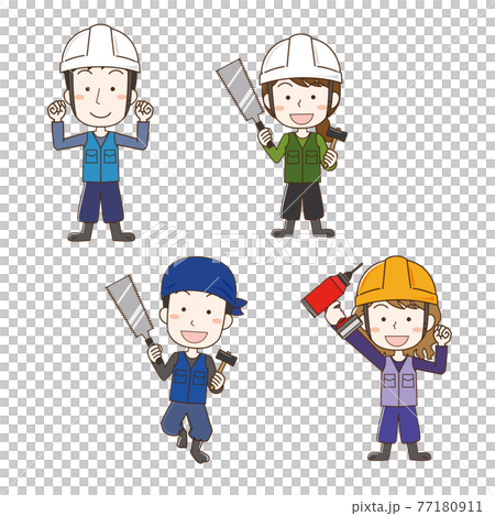 Civil engineering men and women 77180911