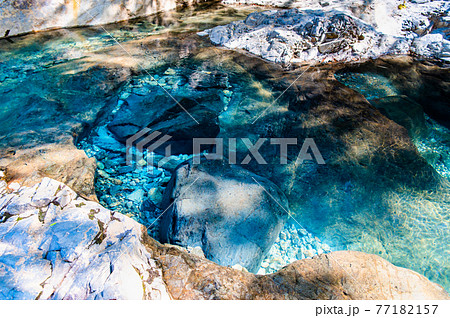 群馬県 四万の甌穴群 77182157