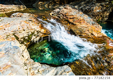 群馬県 四万の甌穴群 群馬県 四万の甌穴群 77182158