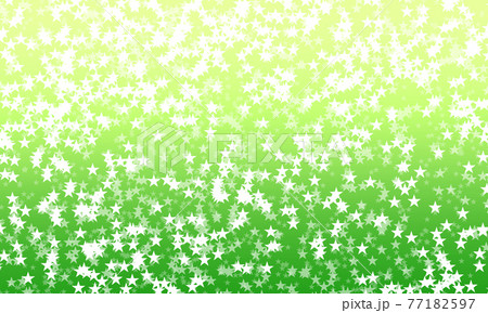 星屑の綺麗な壁紙素材 黄緑のイラスト素材