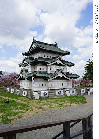 桜の名所　弘前公園 77184153