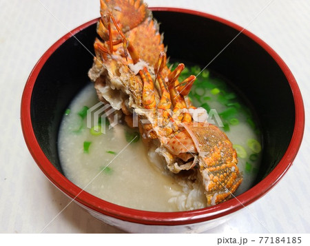 幻のエビ　草履エビ　味噌汁　阿久根市　鹿児島県 77184185