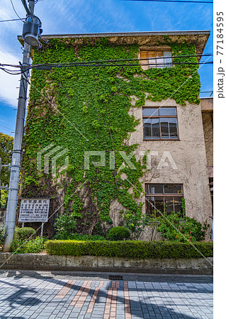 埼玉秩父の都市風景 秩父神社 表参道 番場通り周辺の風景 77184595