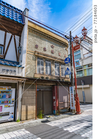 埼玉秩父の都市風景 秩父神社 表参道 番場通り周辺の風景 77184603