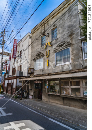 埼玉秩父の都市風景 秩父神社 表参道 番場通り周辺の風景 77184608