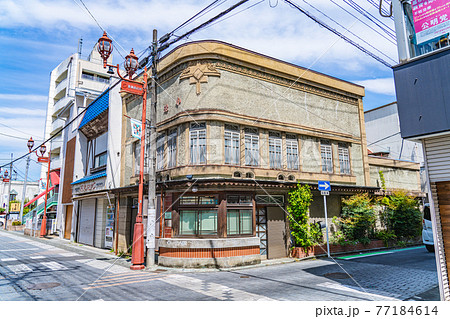 埼玉秩父の都市風景 秩父神社 表参道 番場通り周辺の風景 77184614