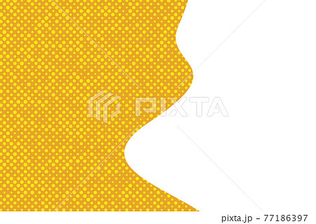 Pop art creative concept colorful comics book magazine cover. Polka dots colorful background. Cartoon halftone retro pattern. Abstract template design for poster, card, sale banner. Copy space 77186397