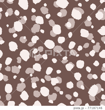 Abstract modern leopard seamless pattern. Animals trendy background. Beige decorative vector stock illustration for print, card, postcard, fabric, textile. Modern ornament of stylized skin 77187146