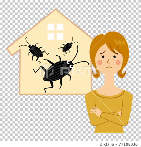 一個被蟑螂困擾的女人 77188030