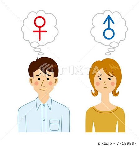 ジェンダーの男女 77189887