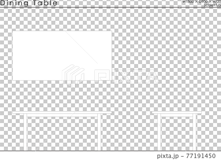 餐桌畫白色,純色 餐桌畫白色,純色 77191450