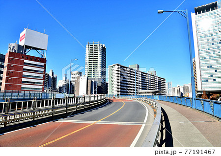 大崎陸橋からアートヴィレッジ大崎／シティータワー大崎周辺(東京都品川区)【2020.12】 77191467