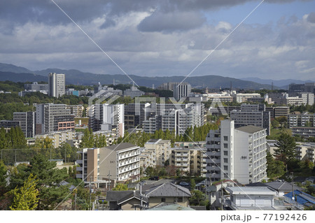 千里中央公園の展望台から千里ニュータウン古江台・藤白台(大阪府吹田市)方面を望む 千里中央公園の展望台から千里ニュータウン古江台・藤白台(大阪府吹田市)方面を望む 77192426