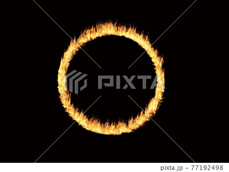 丸型の炎 77192498