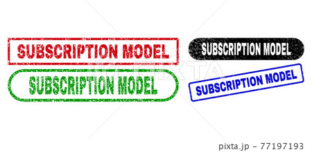 SUBSCRIPTION MODEL Rectangle Watermarks Using Rubber Style SUBSCRIPTION MODEL Rectangle Watermarks Using Rubber Style 77197193