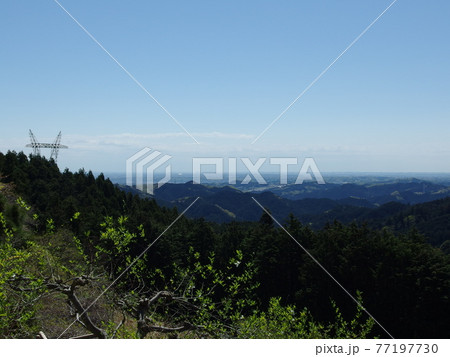 奥武蔵グリーンラインから関東平野を眺める 77197730