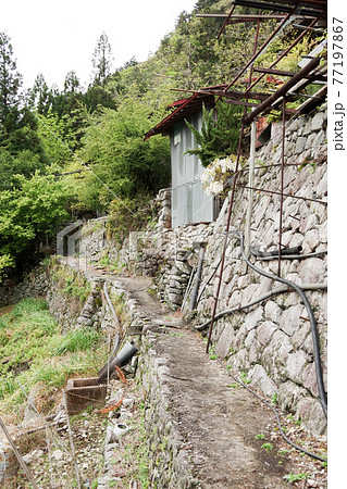 Views of the abandoned town in Japan, in Ozore town 77197867