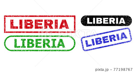 LIBERIA Rectangle Watermarks Using Rubber Surface 77198767