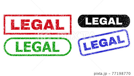 LEGAL Rectangle Seals Using Scratched Texture LEGAL Rectangle Seals Using Scratched Texture 77198770