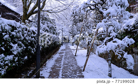 大津市 坂本 慈眼堂の雪景色 大津市 坂本 慈眼堂の雪景色 77199028