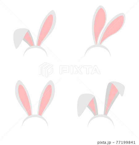 Easter bunny ears mask set Easter bunny ears mask set 77199841