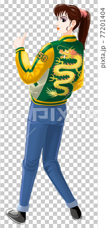 スカジャン女子　龍 77201404