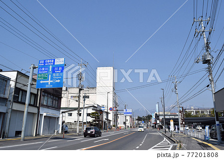 栃木県日光市 今市中心部の街並み 77201808