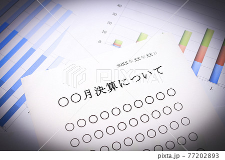 〇〇月決算について 77202893