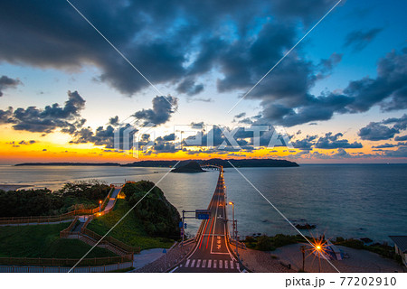 角島大橋夕景 角島大橋夕景 77202910