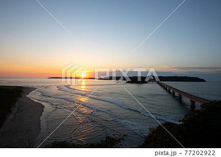 角島大橋夕景 角島大橋夕景 77202922