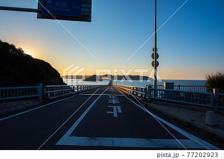 角島大橋夕景 角島大橋夕景 77202923