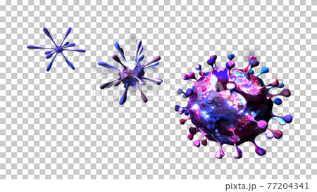 Virus image CG Corona COVID-19 Virus image CG Corona COVID-19 77204341