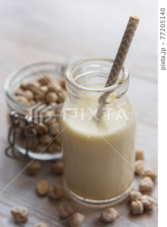 Chick peas milk with chick peas Chick peas milk with chick peas 77205140
