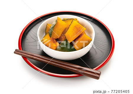 家庭料理カボチャの煮物 77205405