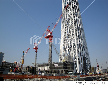 建設中の東京スカイツリー(2010年5月1日) 77205844