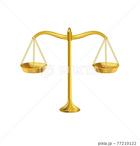 Golden Balance Weighs Composition 77210122