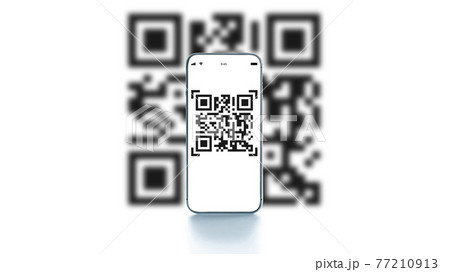 Qr code technology. Mobile smartphone [77210913] PIXTA