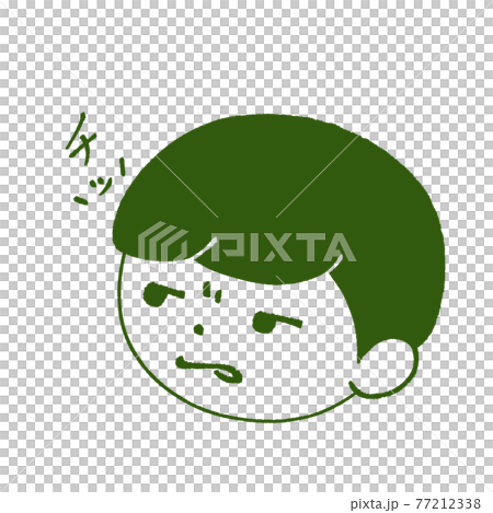 舌打ちをする人 77212338