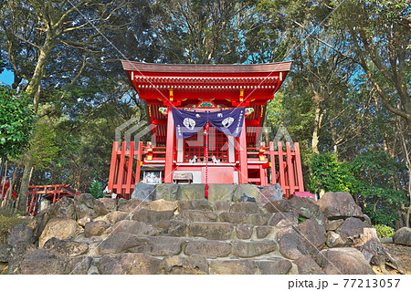 祐徳稲荷神社 (奥の院)】 佐賀県鹿島市下古枝の写真素材 [77213057] - PIXTA