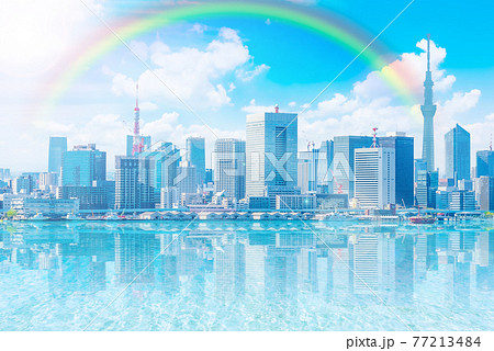 東京の都市風景 77213484