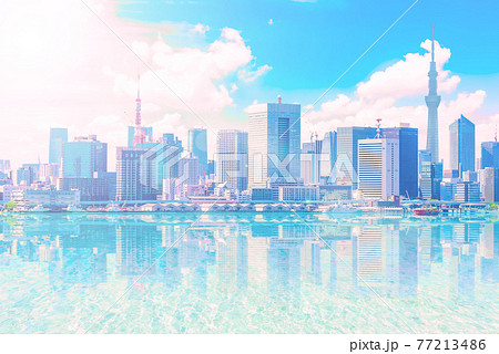 東京の都市風景 東京の都市風景 77213486