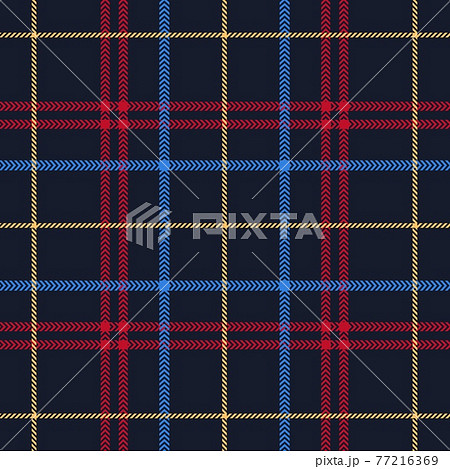Darkness abstract tartan pattern 77216369