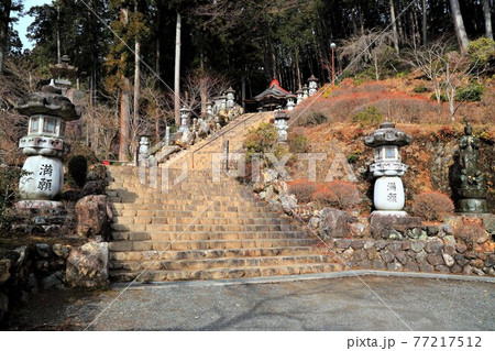 節分のころ（谷汲山華厳寺）・75（岐阜県揖斐郡揖斐川町谷汲） 77217512